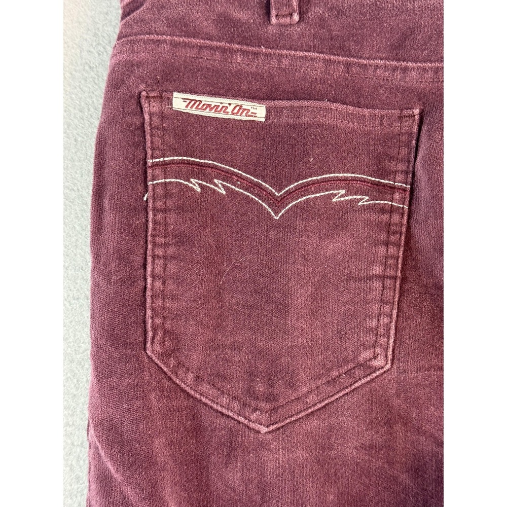 VTG Levi's Corduroy Pants Mens 34x32 Purple Regular Fit Straight Casual Move On - Picture 11 of 12